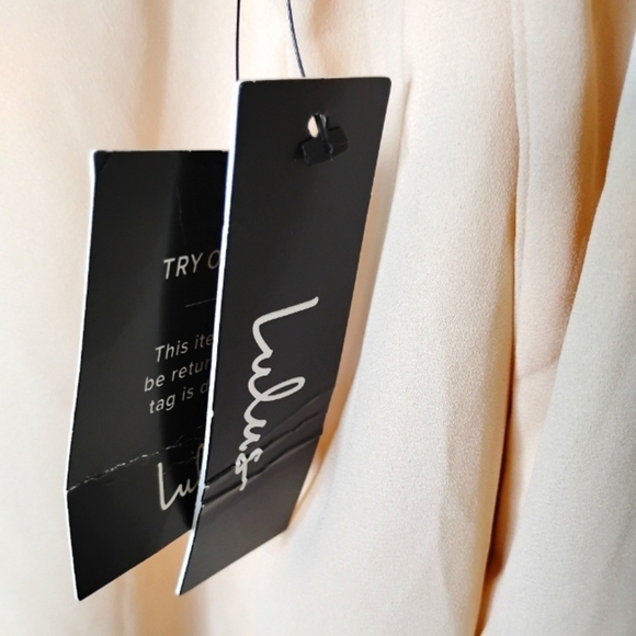 Lulus Far Wanderings Chiffon Mini Dress XL NWT Feminine Romantic Ruffle - Picture 10 of 10